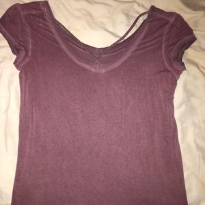 American Eagle Purple Tee